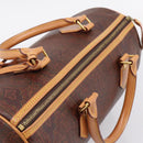 ETRO Paisley Hand Bag PVC Leather Brown Gold Auth 205356A-6