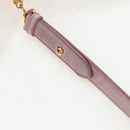 Miu Miu Matelasse Hand Bag Leather 2way Beige Gold Auth 205358V-15