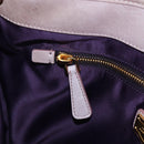 Miu Miu Matelasse Hand Bag Leather 2way Beige Gold Auth 205358V-30