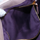 Miu Miu Matelasse Hand Bag Leather 2way Beige Gold Auth 205358V-31