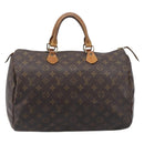LOUIS VUITTON Monogram Speedy 35 Hand Bag M41524 LV Auth 205360-13