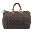 LOUIS VUITTON Monogram Speedy 35 Hand Bag M41524 LV Auth 205360-2