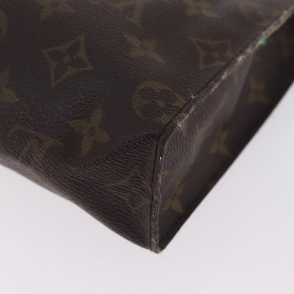 LOUIS VUITTON Monogram Poche Toilette 26 Pouch M47542 LV Auth 205361