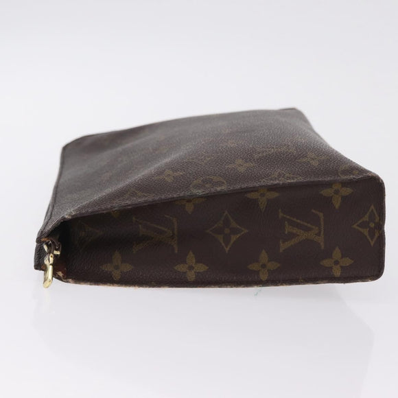 LOUIS VUITTON Monogram Poche Toilette 26 Pouch M47542 LV Auth 205361