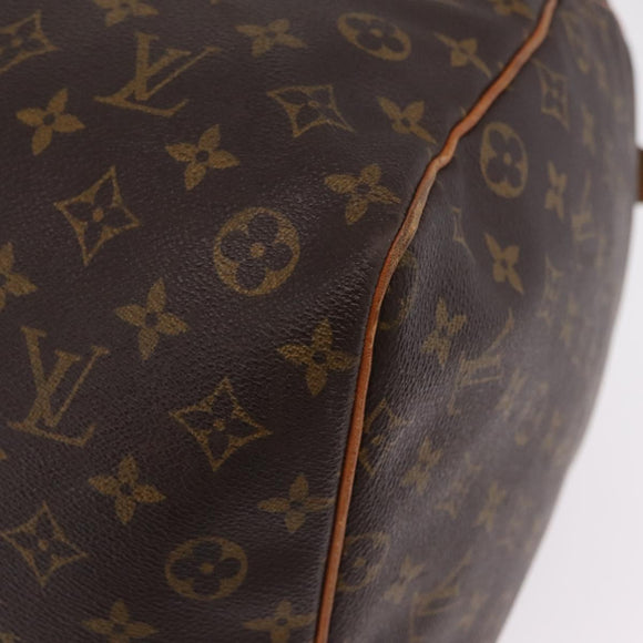 LOUIS VUITTON Monogram Keepall 60 Boston Bag M41422 LV Auth 205364V