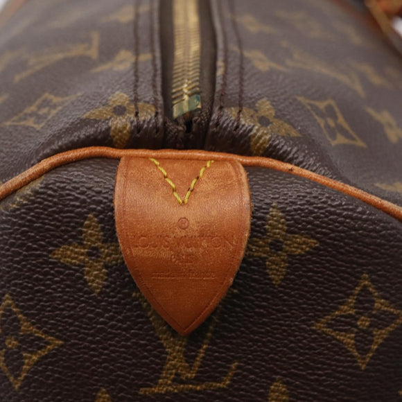 LOUIS VUITTON Monogram Keepall 60 Boston Bag M41422 LV Auth 205364V