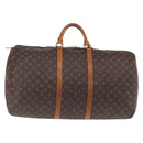 LOUIS VUITTON Monogram Keepall 60 Boston Bag M41422 LV Auth 205364V-3