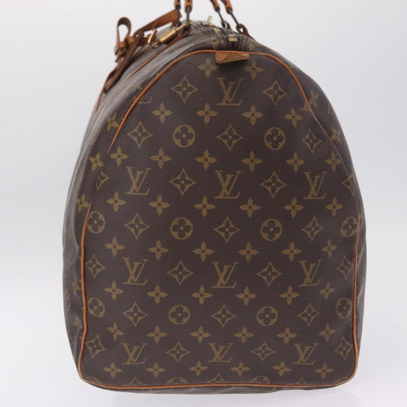 LOUIS VUITTON Monogram Keepall 60 Boston Bag M41422 LV Auth 205364V