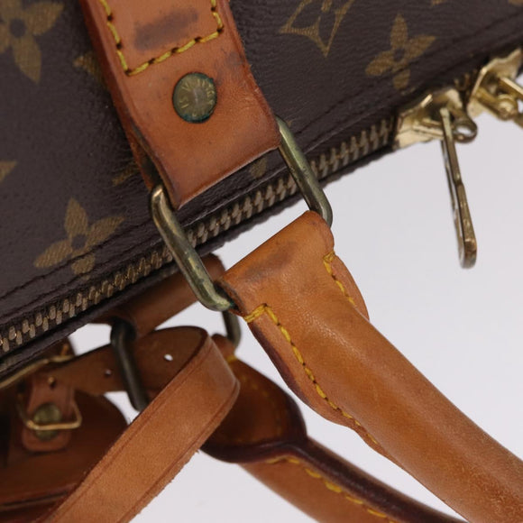 LOUIS VUITTON Monogram Keepall 60 Boston Bag M41422 LV Auth 205364V