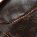 LOUIS VUITTON Monogram Saumur 35 Shoulder Bag M42254 LV Auth 205365V-21