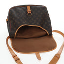 LOUIS VUITTON Monogram Saumur 35 Shoulder Bag M42254 LV Auth 205365V-27
