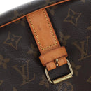 LOUIS VUITTON Monogram Saumur 35 Shoulder Bag M42254 LV Auth 205365V-29