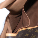 LOUIS VUITTON Monogram Saumur 35 Shoulder Bag M42254 LV Auth 205365V-33