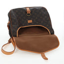 LOUIS VUITTON Monogram Saumur 35 Shoulder Bag M42254 LV Auth 205365V-35