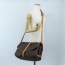 LOUIS VUITTON Monogram Saumur 35 Shoulder Bag M42254 LV Auth 205365V-43