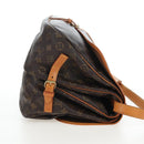 LOUIS VUITTON Monogram Saumur 35 Shoulder Bag M42254 LV Auth 205365V-4