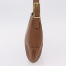 Coach Hand Bag Leather Brown Gold Auth 205368A-4