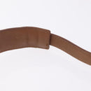 Coach Hand Bag Leather Brown Gold Auth 205368A-9