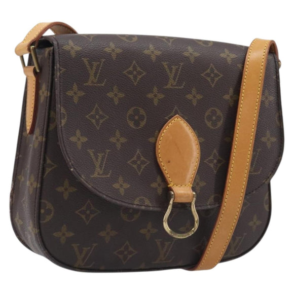 LOUIS VUITTON Monogram Saint Cloud GM Shoulder Bag M51242 LV Auth 205372V