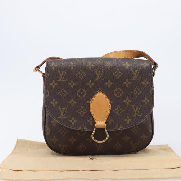 LOUIS VUITTON Monogram Saint Cloud GM Shoulder Bag M51242 LV Auth 205372V