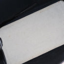 Balenciaga Navy Cabas Hand Bag Canvas White Silver 339933 Auth 205373V-19