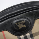 Burberrys Nova Check Shoulder Bag Canvas Beige Gold Auth 205374-19