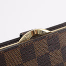 LOUIS VUITTON Ebene Porte Monnaie Billets Viennois Wallet N61664 LV Auth 205376M-18