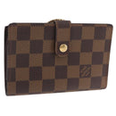 LOUIS VUITTON Ebene Porte Monnaie Billets Viennois Wallet N61664 LV Auth 205376M-1