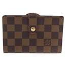LOUIS VUITTON Ebene Porte Monnaie Billets Viennois Wallet N61664 LV Auth 205376M-13