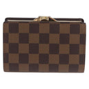 LOUIS VUITTON Ebene Porte Monnaie Billets Viennois Wallet N61664 LV Auth 205376M-2