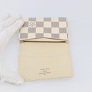 LOUIS VUITTON Damier Azur Anvelop Cult De Vuitto Case N61746 LV Auth 205377M-8