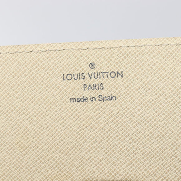 LOUIS VUITTON Damier Azur Anvelop Cult De Vuitto Case N61746 LV Auth 205377M