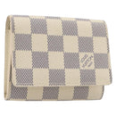 LOUIS VUITTON Damier Azur Anvelop Cult De Vuitto Case N61746 LV Auth 205377M-1
