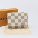 LOUIS VUITTON Damier Azur Anvelop Cult De Vuitto Case N61746 LV Auth 205377M-12
