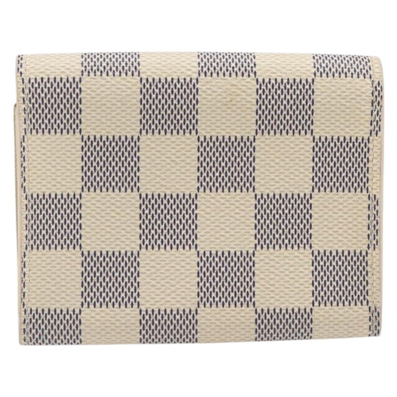 LOUIS VUITTON Damier Azur Anvelop Cult De Vuitto Case N61746 LV Auth 205377M