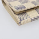 LOUIS VUITTON Damier Azur Anvelop Cult De Vuitto Case N61746 LV Auth 205377M-14