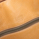 LOEWE Boston Bag Leather Beige Gold Auth 205378-24