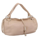 CELINE Bitter Sweet Hand Bag Leather Ivory Auth 205386-1