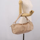 CELINE Bitter Sweet Hand Bag Leather Ivory Auth 205386-26