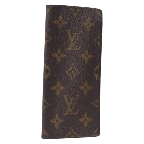 LOUIS VUITTON Monogram Etui Lunette Simple Glasses Case M62962 LV Auth 205393