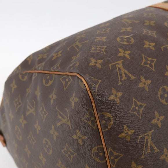 LOUIS VUITTON Monogram Keepall 55 Boston Bag M41424 LV Auth 205394