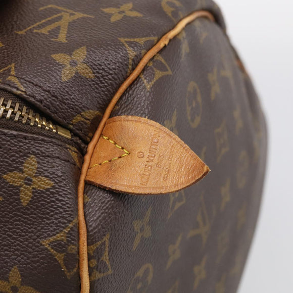 LOUIS VUITTON Monogram Keepall 55 Boston Bag M41424 LV Auth 205394