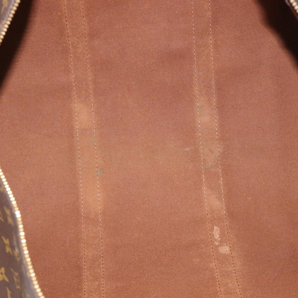 LOUIS VUITTON Monogram Keepall 55 Boston Bag M41424 LV Auth 205394