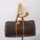 LOUIS VUITTON Monogram Keepall 55 Boston Bag M41424 LV Auth 205394-24