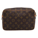 LOUIS VUITTON Monogram Compiegne 23 Clutch Bag M51847 LV Auth 205403-2
