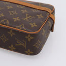 LOUIS VUITTON Monogram Compiegne 23 Clutch Bag M51847 LV Auth 205403-7