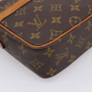 LOUIS VUITTON Monogram Compiegne 23 Clutch Bag M51847 LV Auth 205403-14