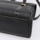 GUCCI Micro GG Supreme Hand Bag PVC Black Gold 000 46 4857 Auth 205404-12