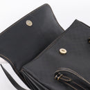 GUCCI Micro GG Supreme Hand Bag PVC Black Gold 000 46 4857 Auth 205404-15