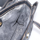 GUCCI Micro GG Supreme Hand Bag PVC Black Gold 000 46 4857 Auth 205404-18